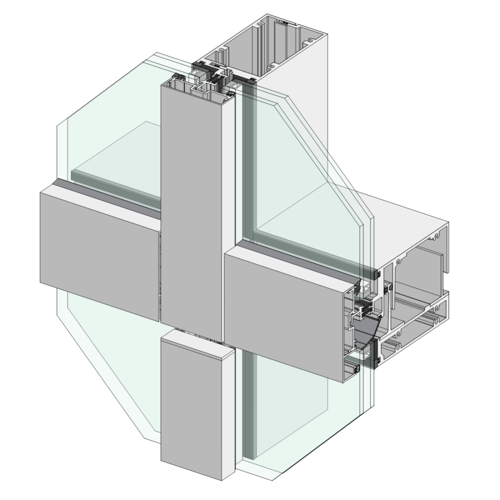 FM Unitized Curtain Wall | Thermally Broken Windows